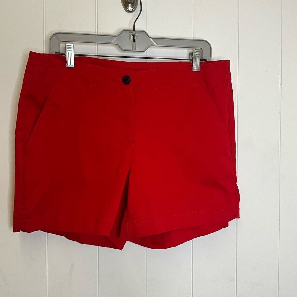 Nautica Women’s Size Large 12 Bermuda Style Cotton Shorts Stretch